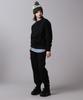 AVIREX CREW NECK L/S SWEAT 783-3932002 Men's M Black