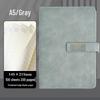 High-End Soft Leather Business Notebook with Magnetic Buckle and Custom Logo - Ideal Gift Set