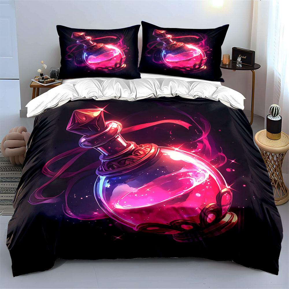 "Glowing Cosmic Elixir Dreams" Bedding Sets Duvet Covers Pillowcases(1* Duvet Cover 2* Pillowcases Without Duvet Insert)