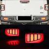 1 Set LED Rear Fog Lamp For Jeep Gladiator 2019 2020 2021 2022 Car Bumper Brake Light Reflector Turn Signal Indicators