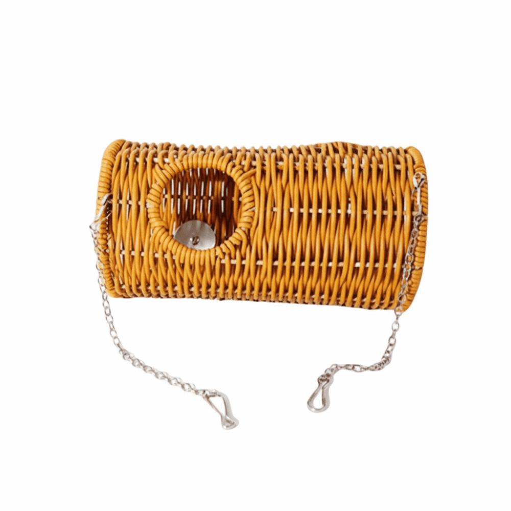 Durable Woven Bird Nest Bite Resistant Bird Breeding House Pet Nest House  Hamster Toy Style A