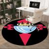 Celta Vigo Crest Design Round Rug for Livingroom,Bedroom, Palyroom, Chair Rug, Area rug, Circle Carpet, Large Size Fan Christmas gift