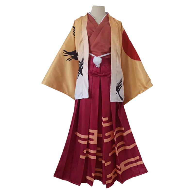 Bungo Stray Anime Dogs Nakahara Chuuy Dazai Osamu Cosplay Outfit Wafuku Fan Gift