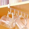 1PC Metal Special U Type 6 Hook Rack Bathroom Kitchen Storage Rack Hanging Hooks 6 Hooks Mug Holders