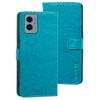 IDEWEI For Motorola Moto G55 5G Stand Case Crazy Horse Texture Leather Phone Cover