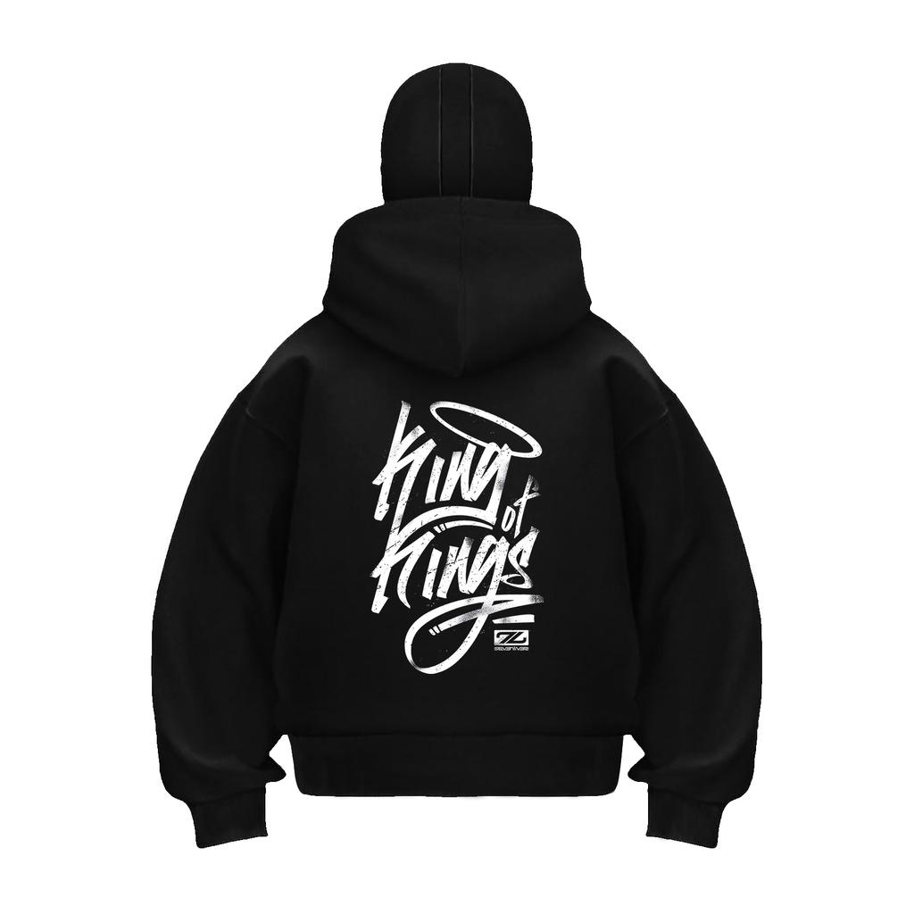 Alphabet Cotton Loose Breathable Sweat-absorbing zipper hooded sweatshirt Loose Men's Harajuku Ins Casual Style Top