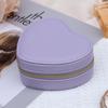 Heart-Shaped Leather Jewelry Box: Elegant, Portable, and Exclusive Earring Storage