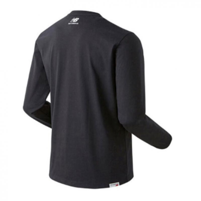 New Balance Unisex Long Sleeve T shirT sweaTshirT Black Nbndbb1023 Bk