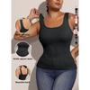 Women Washed Tie Dye Solid Color Slimming Body Shaping Tank Top