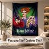 Tapiserie Nume Personalizat Text, Tapiserie de Agățat pe Perete Decor Cameră CasăHocus Pocus Surorile Sanderson