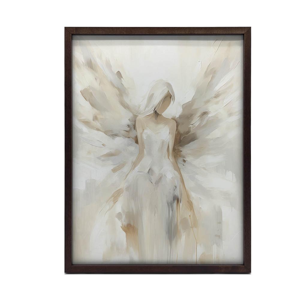 Plakat Obraz Anielskiego Piękna Plakat Obraz Anielskiego Piękna, 30X40 Cm, Rama Drewniana Biała, Papier Matowy 230 Gsm