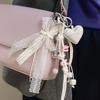 High-grade Star Bear Keychain Bag Charm Love Tassel Keyring Braided Rope Bag Pendant  Decoration