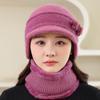 Autumn and Winter Velvet Thick Warm Hat Female Duck Tongue Ear Protection Faux Rabbit Fur Hat