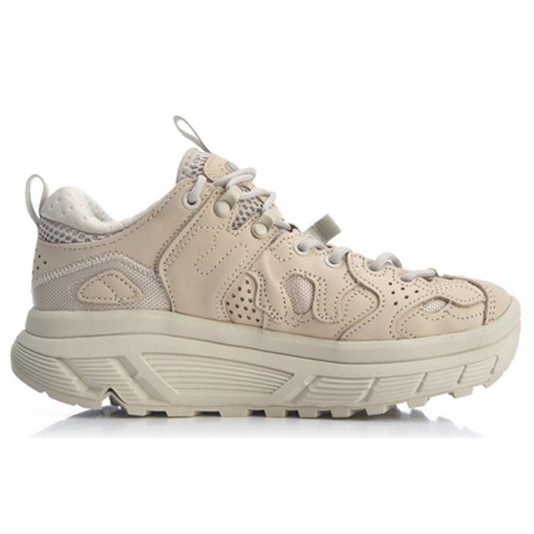 Li Ning Semana de Moda de Paris Calçados ACE Cano Baixo Tênis de Basquete Vintage Feminino Cinza Chuva de Nuvens AGBQ072-4