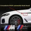 2PCS For M-label Car Sticker Fender Side Label M Badge Trunk Tail Label Modified Sticker1 3 5 7 Series X3X5X6X7 Sports Hbrz05