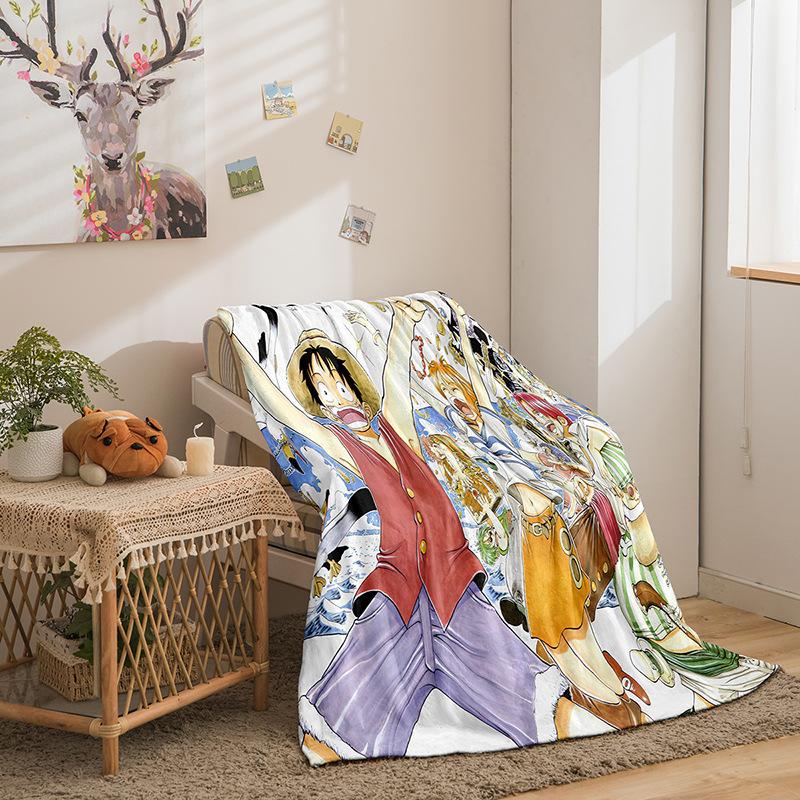 Flannel Fleece Blanket 3D Printed Sofa Blanket Thickened Blanket