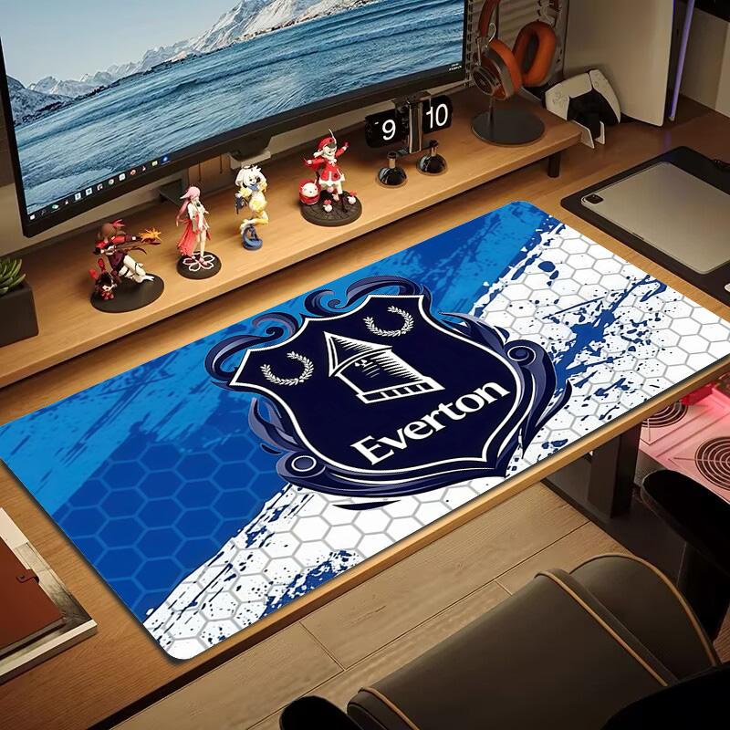 Everton Football Club Print Cushion Non-slip Laptop Tablet Big Mousepad XXL Mat Mini PC Playmat With Lock edge