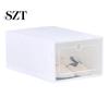 Transparent Stackable Dustproof Flip Type Shoes Storage Container Home Decor
