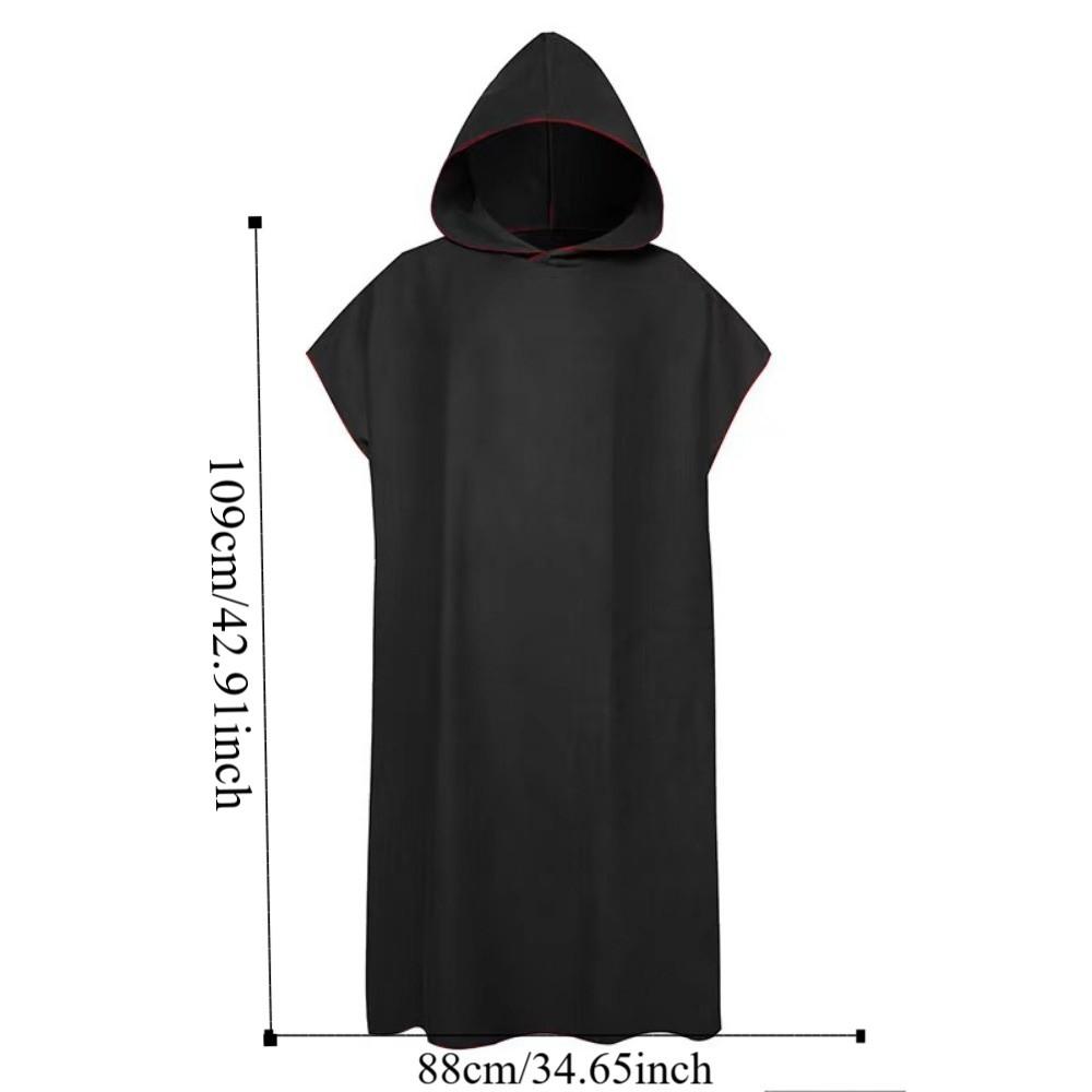 Hooded Swimming Dry Towels Microfiber Beach Poncho Towels Quick-drying Swimming Towels  Bath