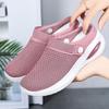 Shoes Women's Summer New Casual Slippers Fly-woven Breathable Air Cushion Women's Shoes Semi-drag Lazy Shoes
