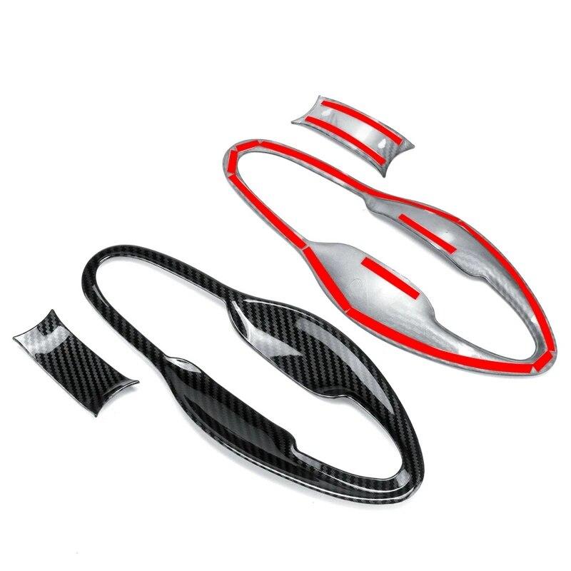 Car  Exterior Styling Front Door Handles Cover Trim Carbon Fiber Bowl for Honda HRV HR-V Vezel 2014-2017