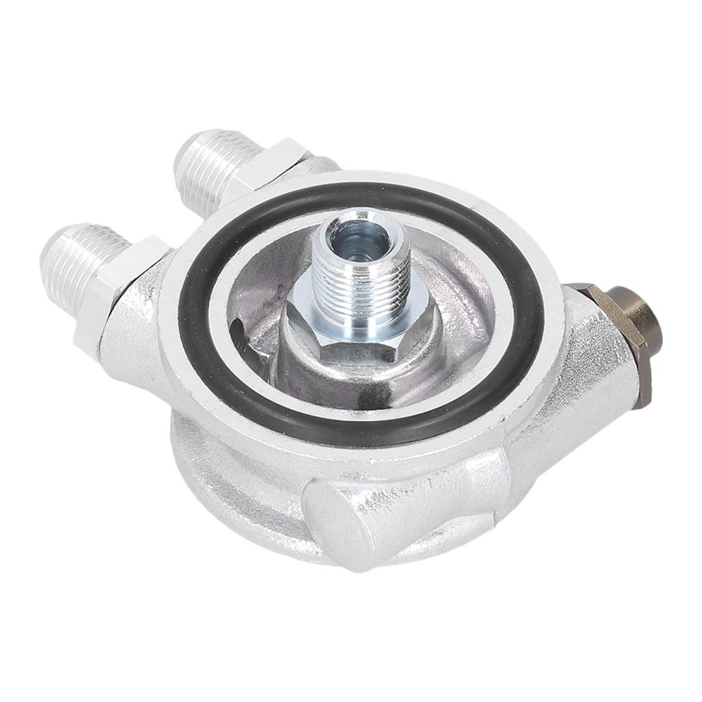Set Adattatore Termostato Piastra Sandwich Filtro Raffreddatore Olio Raccordo AN10 M18x1.5mm Universale per Auto