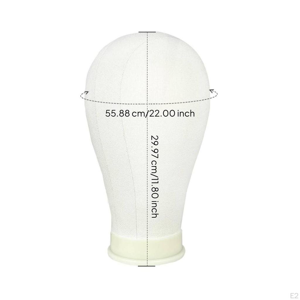 Convenient Manikin Head Stand Kit | FloorStanding, Canvas with Tripod Stand, for Salon