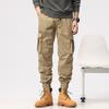 Men's Toe-tied Overalls Loose Casual Outer Wear Trousers High-end Blue Tide Brand Outdoor Pants Men's Clothing