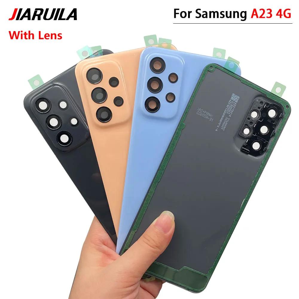 Back Rear Cover For Samsung A04 A04S A04E A23 4G 5G Battery Housing Battery Back Cover With Camera Glass Lens