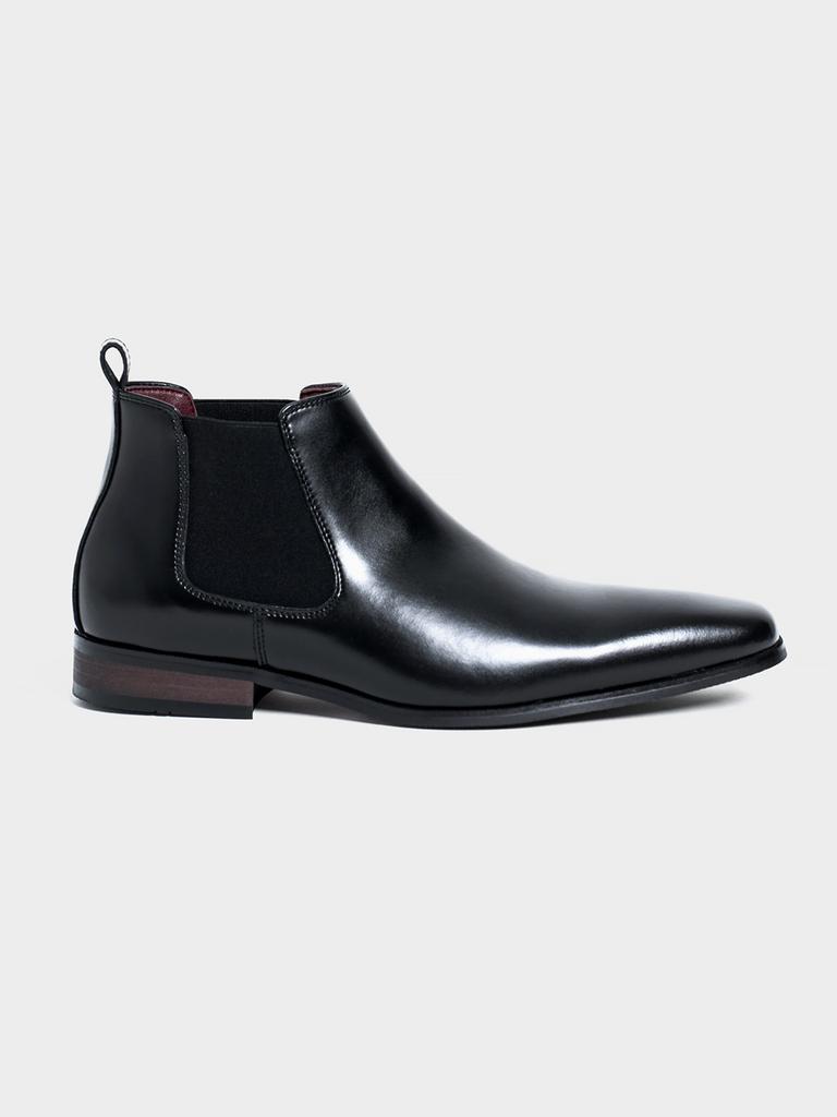 Miamiproject Mono15 Bowermin Short Edged Chelsea Boots Black