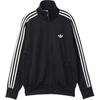 Adidas Originals Firebird Adicolor Sport Series Striped Stand Collar Simple Zip Knit Loose Long Sleeve Jacket Unisex Jacket KD8312