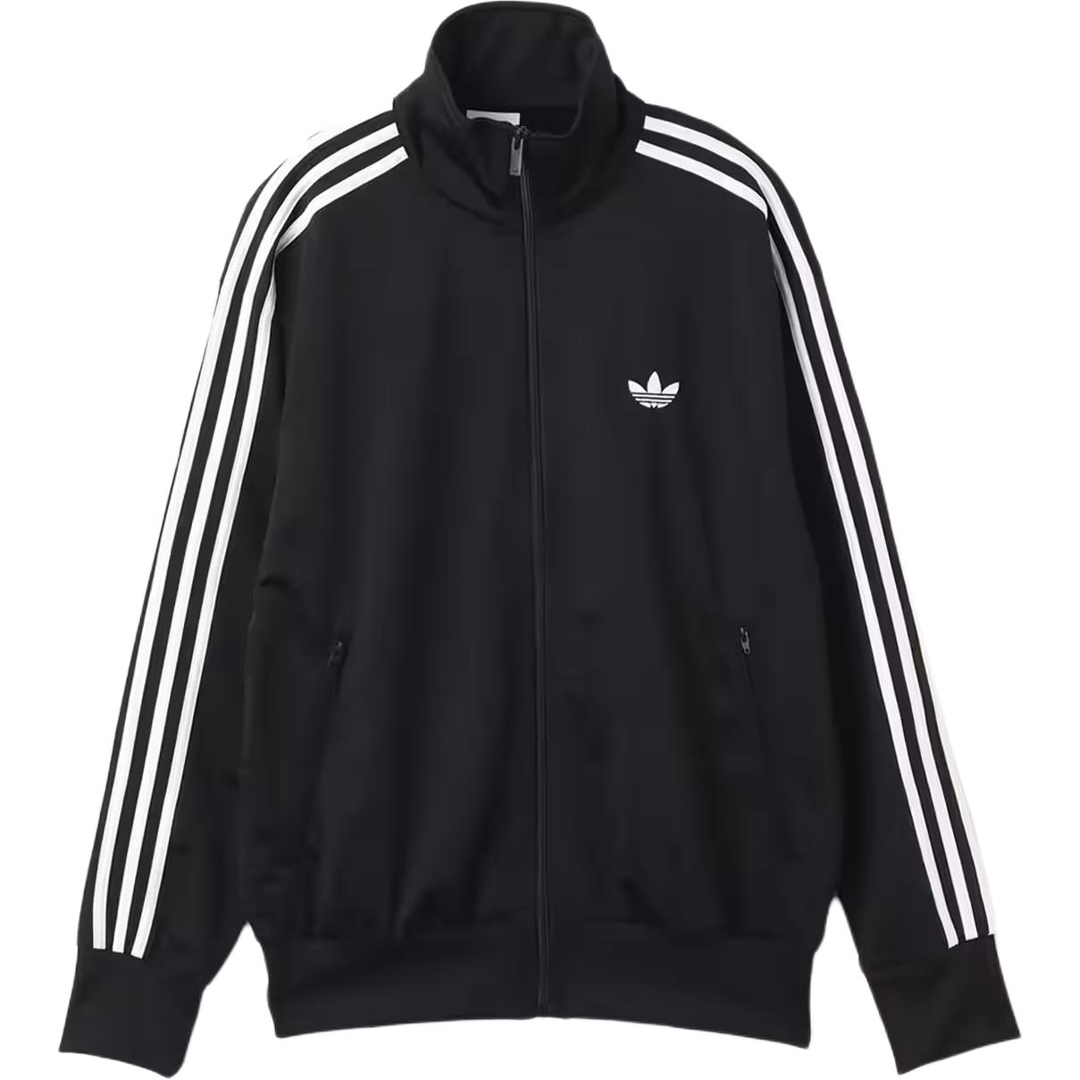 

Adidas Оригинальная куртка Firebird Adicolor Sport Series в полоску со стойкой, простая трикотажная куртка на молнии, свободная куртка с длинными рукавами, унисекс KD8312 L