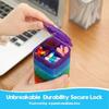 Large Capacity Rainbow Pill Organizer 4 Times a Day Vitamin Container  Fish Oils