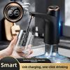Dispensador de agua automático para garrafón, bomba eléctrica recargable para agua embotellada