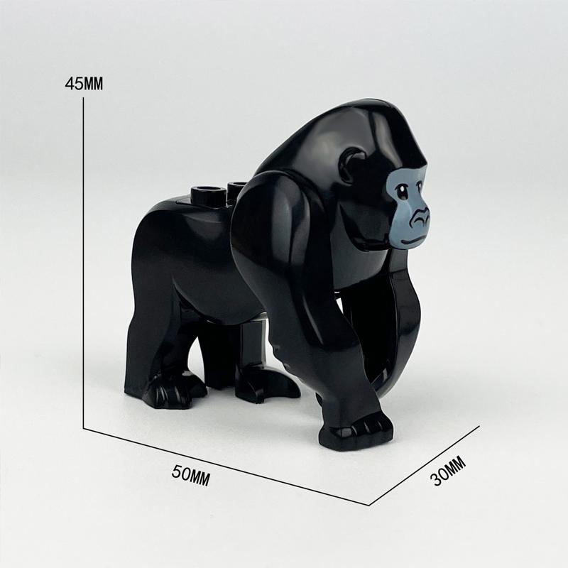 The Zoo Model African Elephants Camel Deer Crocodile Leopard Animal Building Blocks Educational Games Figure Brick Toys Kid B03