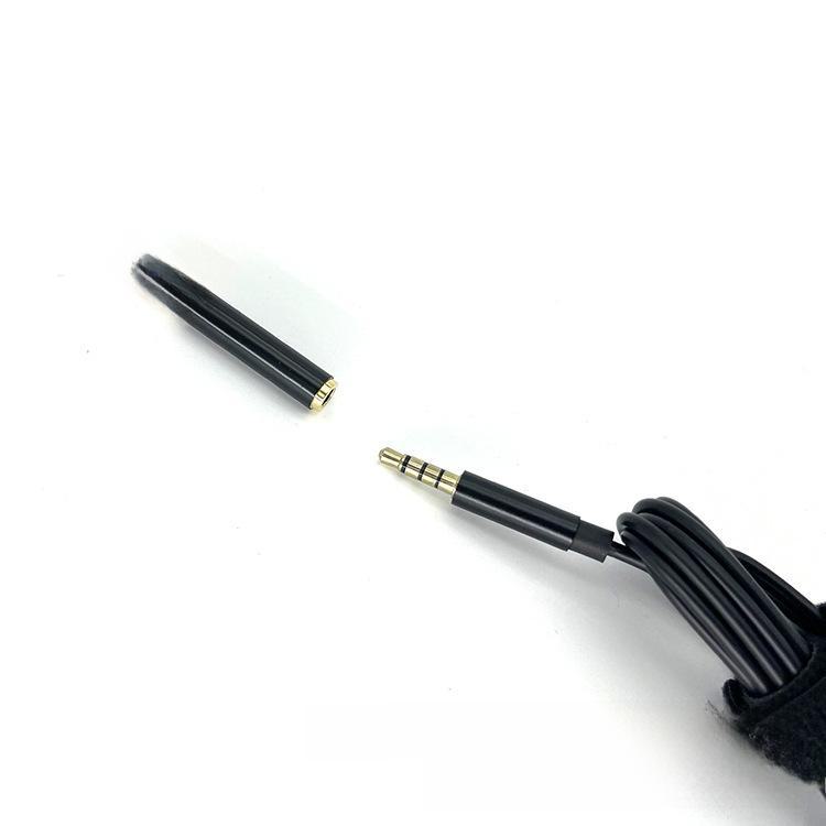 3,5mm audio adaptér: 4dílný konektor (samice) na 3dílný (samec) pro počítače, telefony, konverzi mikrofonu, klip na obojek, živé vysílání