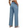 Women's Casual Wide Leg Pants with Pockets for Everyday Wear
