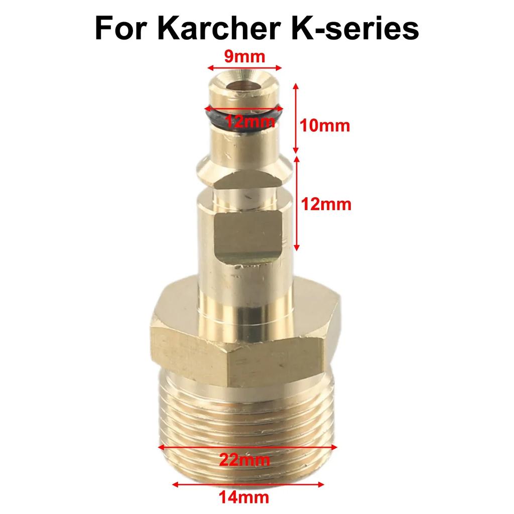 M22 Adapter Quick Coupling High Pressure Washer Gun Hose Connector For Karcher High Pressure Washer Wash Cars