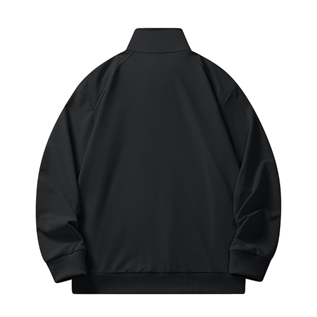 Men's  Leisure  American Style  Versatile  Zipper  Long Sleeves  Sports  Cardigan  Jacket