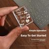 Festival Nail Art Stamping Plate Stainless Steel Texture Necklace Themed for Holiday Nail Decorations and Family Fun