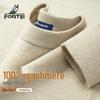 Futing Men's 300G Machine Washable 100% Cashmere Round Neck Sweater