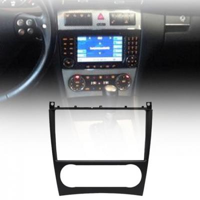 Autoradio Stereo Blende Panel Rahmen 2 Din Für Mercedes Benz W203 C209 2006-2009