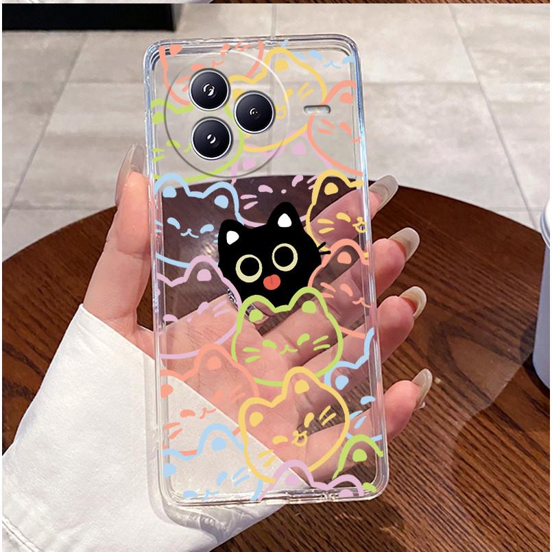 Classic Unique Design TPU Clear Phone Case For Xiaomi Civi 5 Pro Funny Cartoon Pattern Cover Shockproof Soft Casing