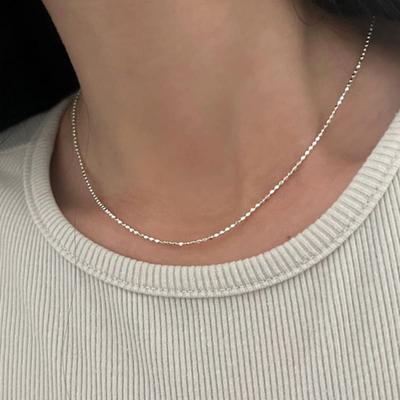 Revedej Silver925 Ball Chain Necklace