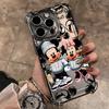 Cool Minnies M-Mickey Plating Phone Case For Samsung A37 A57 A07 A36 A16 A06 A35 A55 A25 A26 A15 A54 A34 A24 A14 A05 A04 4G 5G