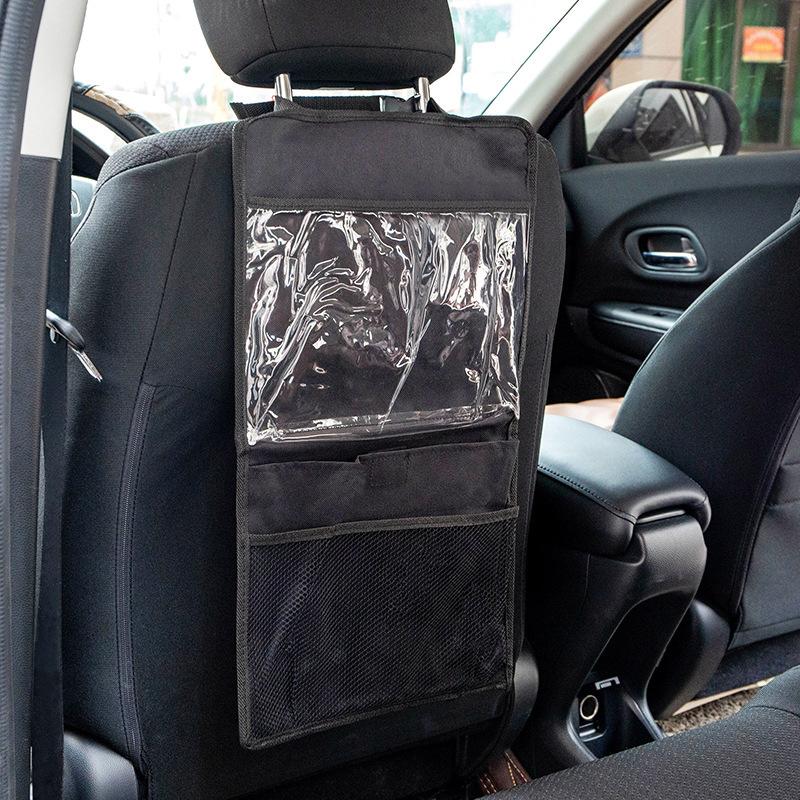 Portable Car Seat Storage Bag - Multifunctional Foldable Hanging Organizer for Car Interiors