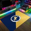 Millwall Football Design Crystal Velvet Carpet Cozy Non?Slip Printed Rug For Bedroom Living Room Entrance