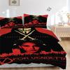 3pcs V for Vendetta Bedding Set, Duvet Cover and Pillowcases Machine Washable Seasons All Suitable, Design for Bedroom (No Filling)205