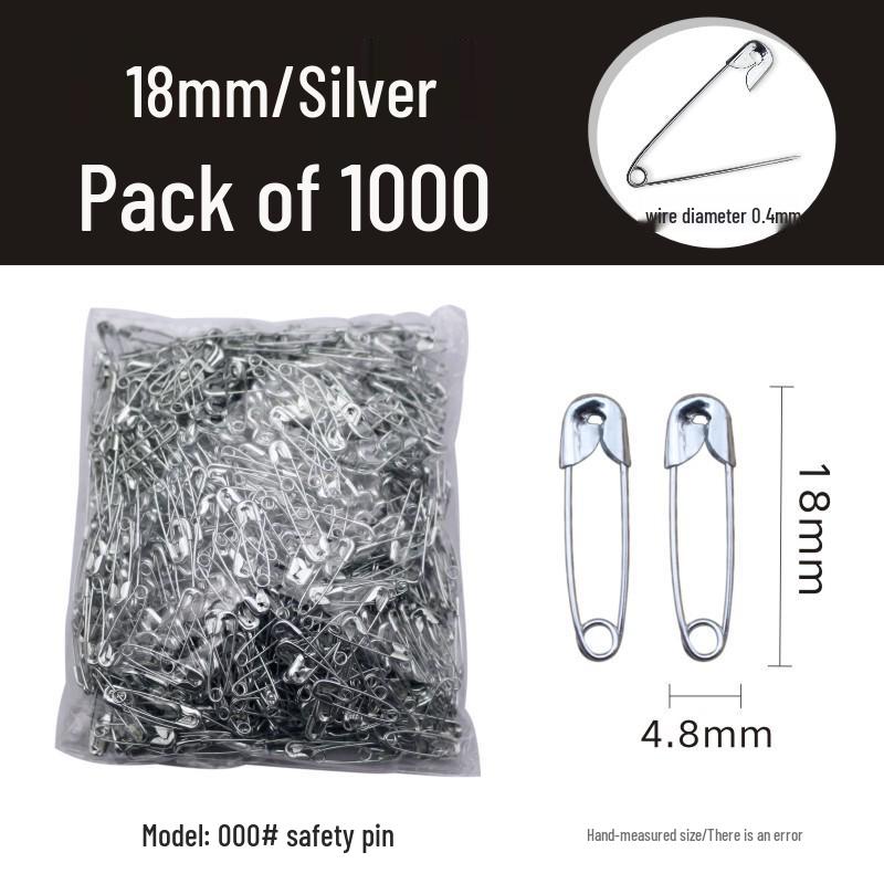 Metal Brooch Pin Clasp - Available in Small and Large Sizes with Free Shipping