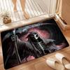 D-Dark Grim Reaper  Anime Entrance Door Mat Nordic Style Home Doormat Bathroom-Toilet Mats Bedroom Hotel Decor Mat